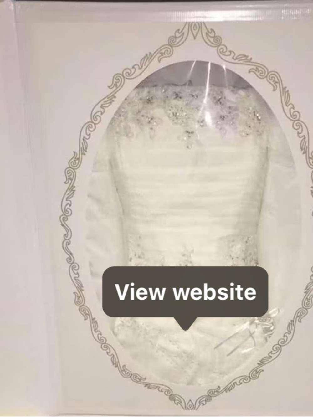 Elegant Strapless White Wedding Dress with Beaded Detail